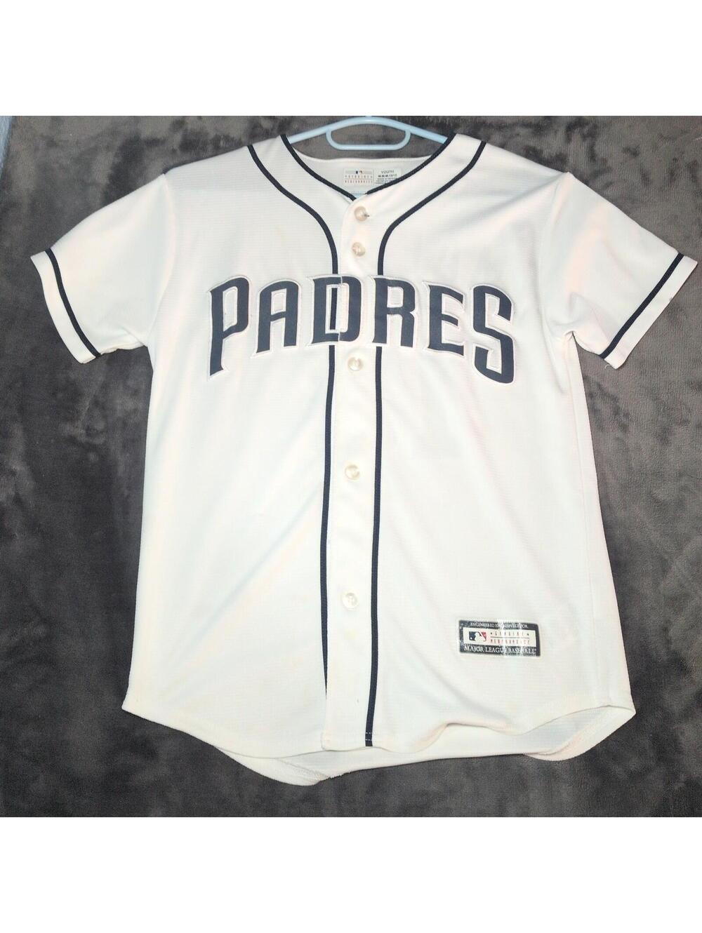 Mlb San Diego Padres Manny Machado MLB Baseball Jersey Size Medium 10/12 Youth